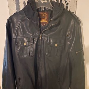 Leather men’s ministry of fashion Jacket